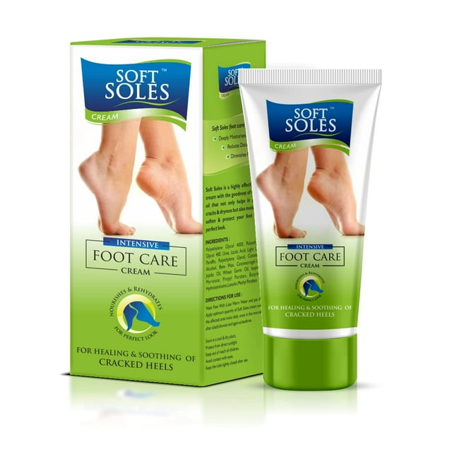 3X Softsoles Foot Cream For Cracked Heel & Rough Feet, 30g Each