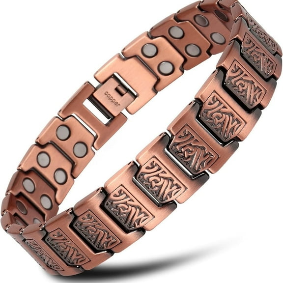 Vagzen Magnetic Copper Bracelet for Men Copper Jewelry Gift