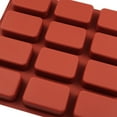 thumbnail image 5 of Tunhigl 12-Cavity Small Rectangular Chocolate Mold - Versatile Baking Molds for Chocolate Bars, Wax Melting, and Protein Bars | Food-Grade Silicone | Microwave, Oven, Fridge & Dishwasher Safe White, 5 of 8