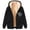 A-Black, variant on Mens Solid Color Hoodie Fleece Lined Thickened Hooded Sweatshirt Big and Tall Graphic Zip Up Hoodies for Daily Workout Daily XXXL