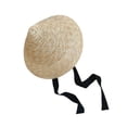 thumbnail image 3 of Sombrero de paja para niñas, sombrero para el sol, sombrero de paja para , sombrero de playa de verano para accesorios de disfraces, 3 of 9