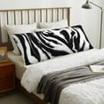 thumbnail image 5 of Bixox Leopard And Zebra 2 Print Body Pillow Cover with Zipper Closure, Cozy Fuzzy Fleece Body Pillow Case Cover 20 x 54 Inches,Long Body Pillow Pillowcase, 5 of 6