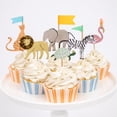 thumbnail image 2 of Kit Cupcakes Meri Meri Animales Safari 24 Adornos y Cápsulas, 2 of 8