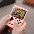 thumbnail image 3 of Consola de juegos portátil de bolsillo Gamepad 500 Reproductor de videojuegos Regalo (Rosa) WDOplteas Para estrenar, 3 of 9