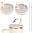thumbnail image 1 of Tapa abatible Straw a prueba de fugas, 1182 ml, para vaso Stanley de 40 oz, 1 of 7