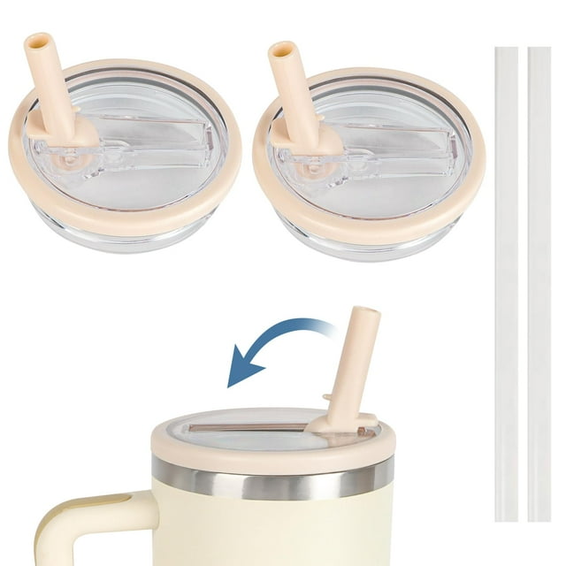 Tapa abatible Straw a prueba de fugas, 1182 ml, para vaso Stanley de 40 oz