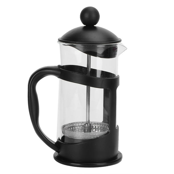Tea Maker and Kettle with High Temperature Resistant Borosilicate Filter, Manual Infusion Teapot, Black, 600ml