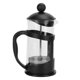 thumbnail image 1 of Tea Maker and Kettle with High Temperature Resistant Borosilicate Filter, Manual Infusion Teapot, Black, 600ml, 1 of 4