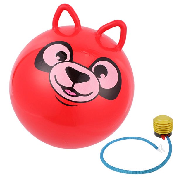 18 "Humo De Dibujos Animados Bounce Space Hopper Ball Kids Al Aire Libre Juguete Inflable Rojo Sunnimix Tolva espacial