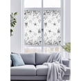 thumbnail image 4 of Non-Adhesive Static Cling Window Tint, Gray Eucalyptus Coastal Window Privacy Film Frosted, Beach Starfish Shells Insulated Windows Frosted Films for Living room, 35.4 x 78.7 Inches, 4 of 9