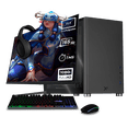 thumbnail image 1 of Xtreme PC Gaming AMD Radeon RX 6600 Ryzen 5 5500 16GB SSD 500GB Monitor 23.8 144Hz WIFI Grey gris, 1 of 6