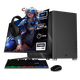 thumbnail image 1 of Xtreme PC Gaming AMD Radeon RX 6600 Ryzen 5 5500 16GB SSD 500GB Monitor 23.8 144Hz WIFI Grey gris, 1 of 6
