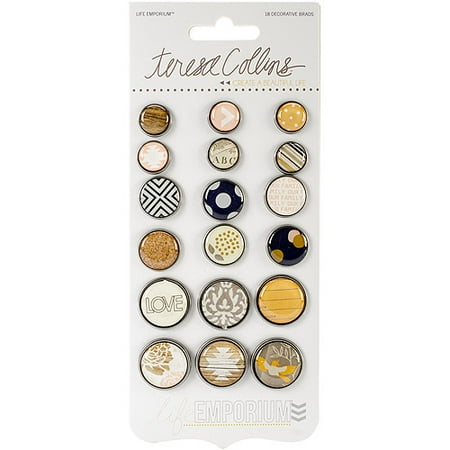 Life Emporium Decorative Brads 18/Pkg-