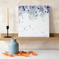 thumbnail image 3 of Ships Next Day Canvas Wall Art 12"x12", Purple Botanical Wood Framed Canvas Print Painting, Spring Weeping Eucalyptus Leaves Ready to Hang Small Picture Wall Decor for Home Kitchen Dining Room Office, 3 of 9