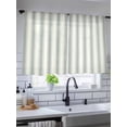 thumbnail image 5 of Sheer Curtains 45 Inch Length, Green Stripe Semi Sheer Curtains Light Filtering Window Treatment, Modern Farmhouse Geometric Striped Privacy Voile Drapes for Living Room Bedroom 52x45 Inch, 5 of 7