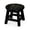 Espresso, variant on Queen Bee Design on Stool | Serves as Decor and Footrest | Compact Size for Convenient Storage