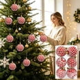 thumbnail image 6 of 6Pcs Christmas Ball Ornaments Set, 2.36 Inch Shatterproof Plastic Xmas Tree Baubles, Holiday Hanging Decor for Christmas Tree Wreath Party, 6 of 9