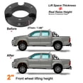 thumbnail image 4 of Unique Bargains 3 Inch Car Front Lift Kit Spring Strut Spacer for Toyota Tundra 2WD 4WD 1999-2006, 4 of 9