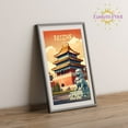 thumbnail image 2 of Eastern Print Beijing Poster, Travel Poster, City Prints Wall Decor, Travel Wall Art Decor, Colorfull Travel Poster Decor For Bedroom, Living room, Home Office, UNFRAMED 18x24, 2 of 4