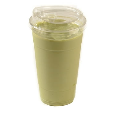 [600 PACK] 20 oz Cups | Iced Coffee Go Cups and Sip Through Lids | Cold Smoothie | Plastic Cups with Sip Through Lids | Clear Plastic Disposable Pet Cups | Ideal for Parfait, Juice, Soda, Party Cups