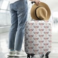 thumbnail image 2 of White Buffalo Skull Flower Pattern Luggage Cover Fashion Suitcase Cover Baggage Covers Fit 25-28 Inch Luggage (Go Travel), 2 of 5