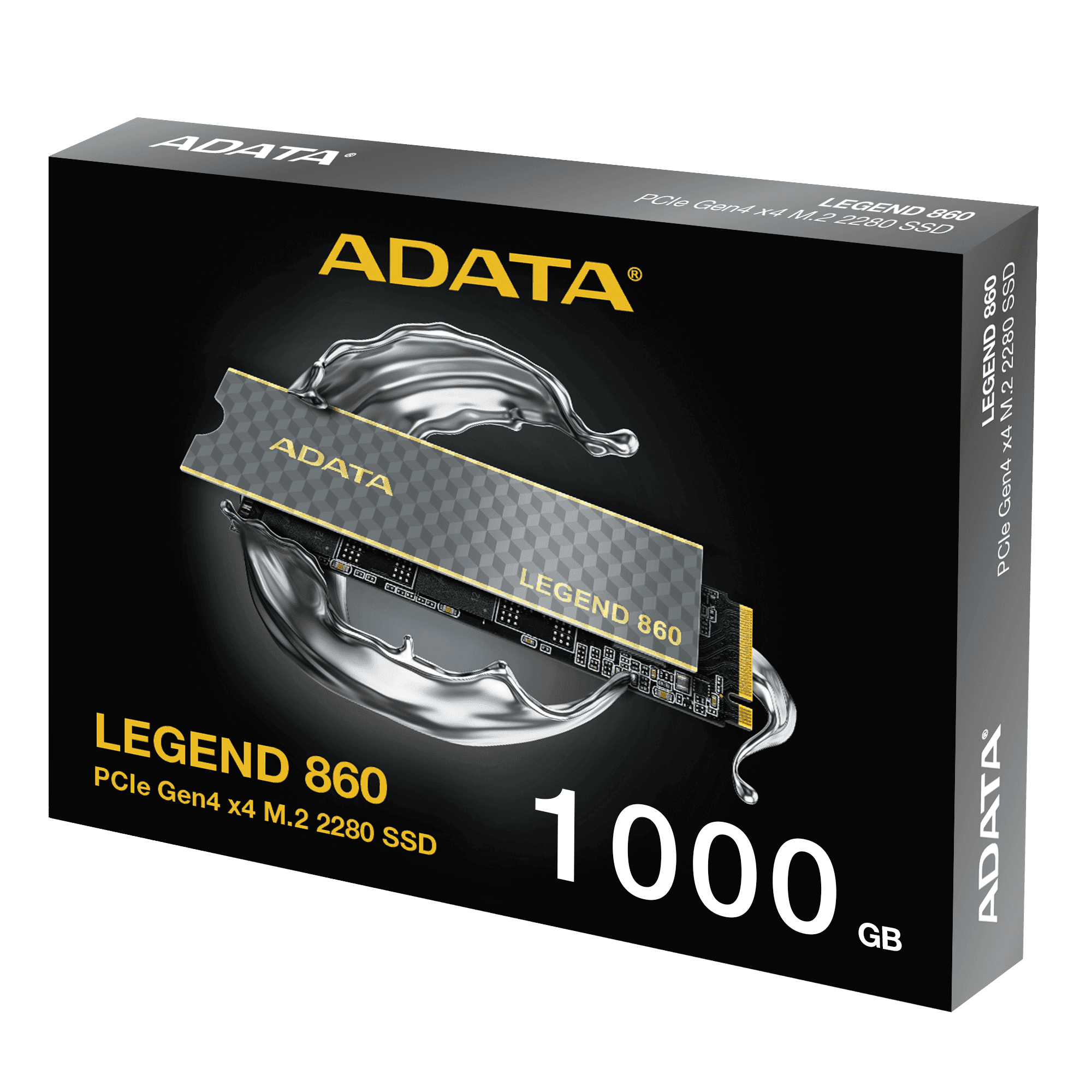 内蔵型SSD ADATA LEGEND 860 1TB M.2 NVMe SSD 860 ADATA LEGEND 860 1TB PCIe Gen4 NVMe M.2 Internal SSD, 6000MB/s