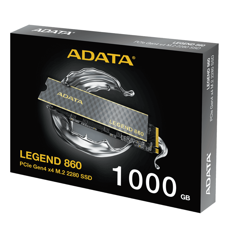 内蔵型SSD ADATA 1 TB Gen 4 NVMe ADATA LEGEND 860 1TB PCIe Gen4 NVMe M.2 Internal SSD, 6000MB/s