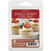 Sweet Berry Cupcake Scented Wax Melts, ScentSationals, 2.5 oz (1-Pack)
