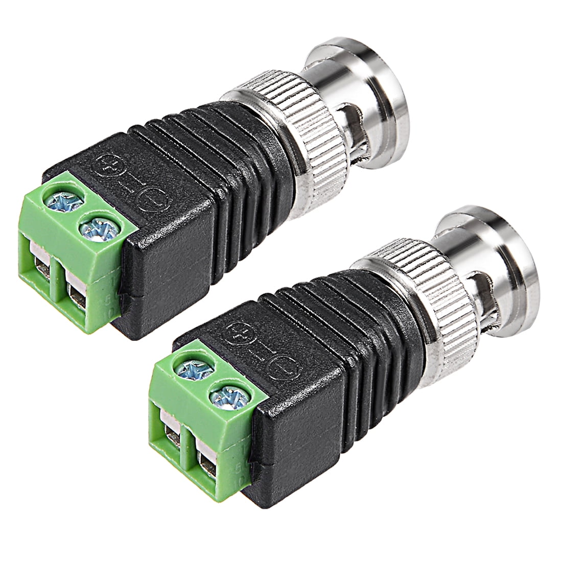 BNC Male to CAT5 Coaxial Connectors Screwlock Terminal for CCTV Camera