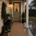 thumbnail image 6 of 24 in. Wide x Cut-to-Length – Non-Slip, All-Weather, Heavy-Duty Utility Runner Rug – Absorbent, Dirt-Trapping, Kid and Pet Safe for Entryways and High-Traffic Areas, Beige, 6 of 9