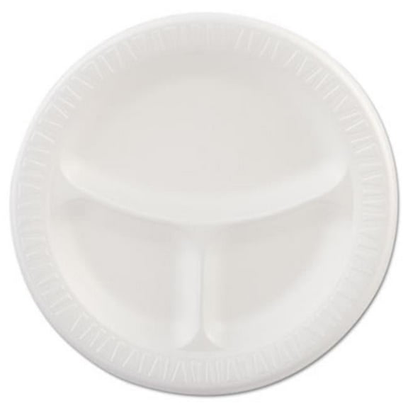Dcc  9 in. Laminated Foam Plates - White