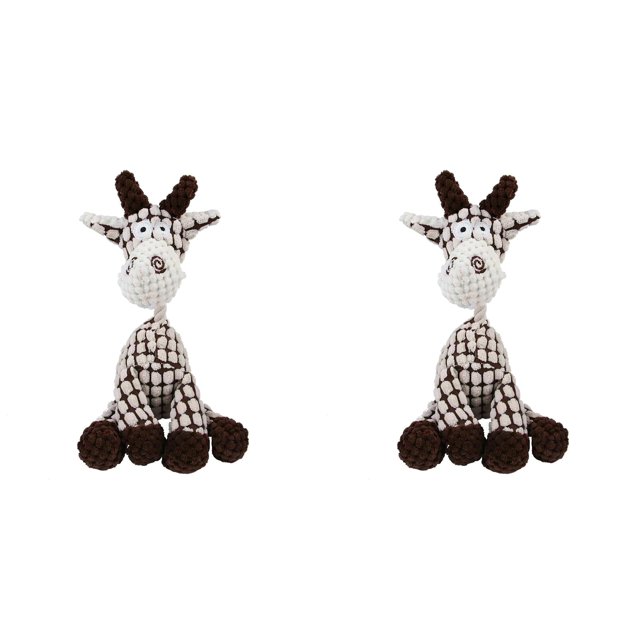 (2-Pack) Rinsvye Plush Dog Toy Durable Snout for Dogs Stuffed Animal Plush Chew Rabbit Pen indoor Toy with Squeak Cute Chew for Small Dogs Plush Dog Toy for for Dogs To Keep Them Busy Small To Mediu