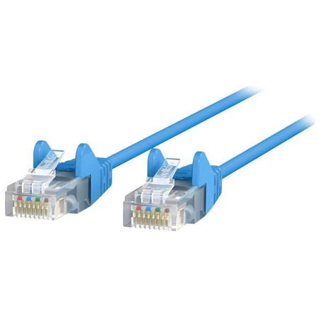 UPC: 0745883805143 | Belkin CE001B15-BLU-S 15 ft. Cat 6 Blue 28 AWG UTP Snagless Patch Network Cable