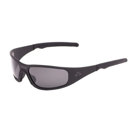 Liquid Eyewear Player - Liquid Eyewear LIQ-GKMBSM01 Gasket Matte Black W/ Smoke Non-polarized Lens