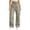 Beige, variant on Capris for Women Casual Summer Wide Leg Crop Pants Loose Comfy Drawstring Yoga Jogger Capri Pants with Pockets(Blue/XL)