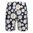 thumbnail image 6 of Kdxio Daisy Floral Pattern Mens Casual Shorts - Drawstring Summer Beach Sports Shorts for Men, 6 of 9