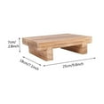 thumbnail image 2 of Taburete de noche con escalón, taburete para debajo del escritorio, taburete de cocina para taburetes de madera para pies, taburetes para adultos, taburete para escalón, 2 of 5