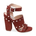 thumbnail image 2 of Steve Madden Womens Jansen Leather Open Toe Casual Ankle Strap Sandals, 2 of 3