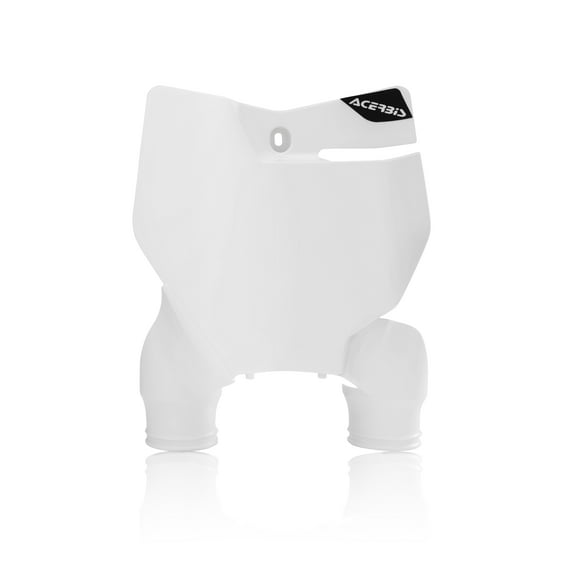 Acerbis White Plastic Front Number Plate (2527420002)