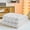 Ivory 150cm*200cm, variant on 150cm*200cm Blush Pink Bubble Gauze Quilt, Puffy Striped Lightweight Bed Comforter for Bedroom