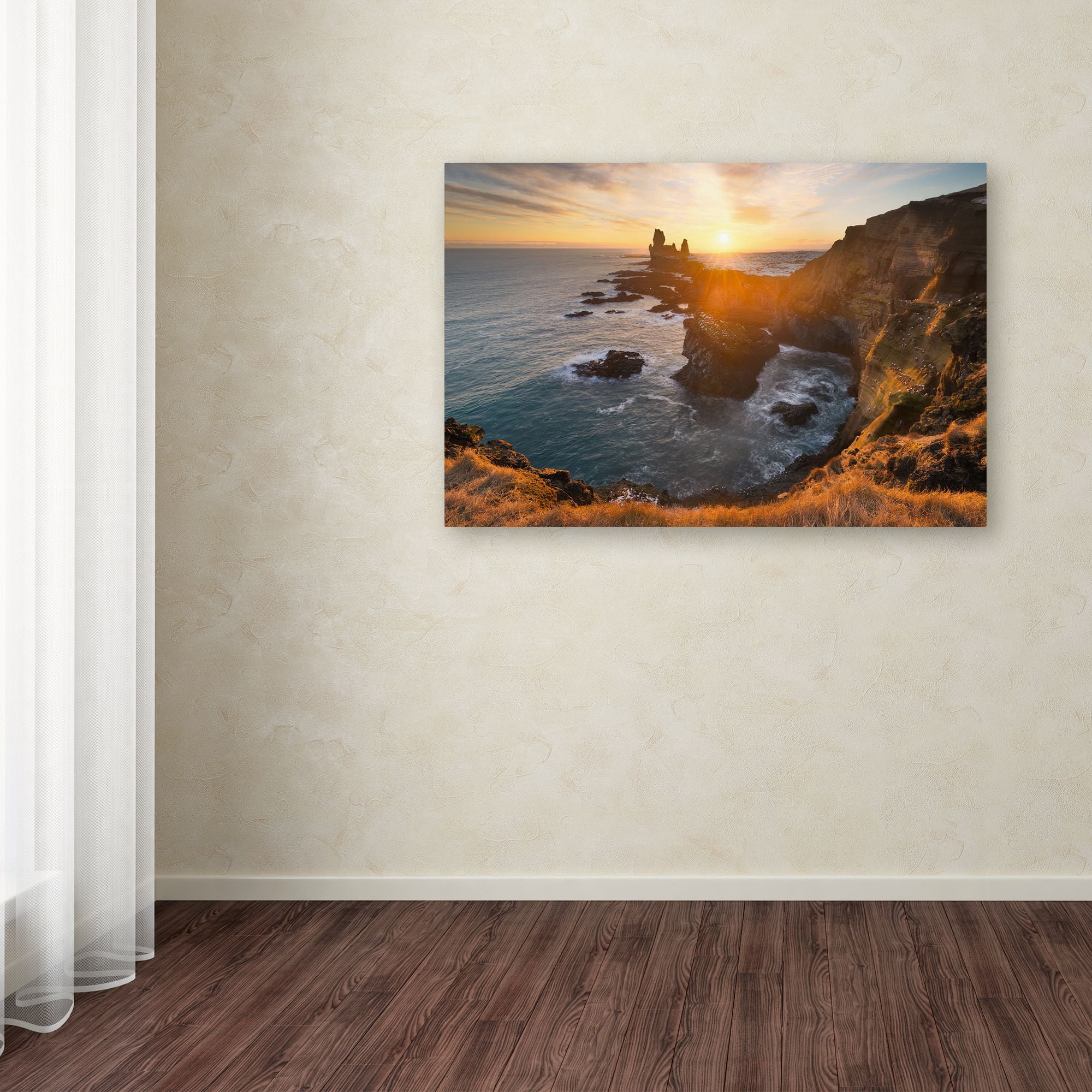 Trademark Fine Art 'Iron Islands' Canvas Art by Mathieu Rivrin
