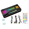 WENXUAN RGB Controller 4-Pin PWM 5V 3-Pin ARGB Fan Cooler PC Control ...