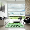 thumbnail image 6 of Ahgly Company Indoor Square Patterned Mint Green Area Rugs, 3' Square, 6 of 6