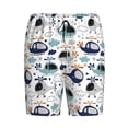thumbnail image 6 of Daiia Cartoon Helicopters Mens Woven Stretch Pajama Short,Short Pajama Pants-Medium, 6 of 7