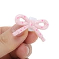 thumbnail image 3 of Unique Bargains 1 Pair Shoelace Charms Sparkly Bow Decorative Shoe Clips Light Pink, 3 of 5