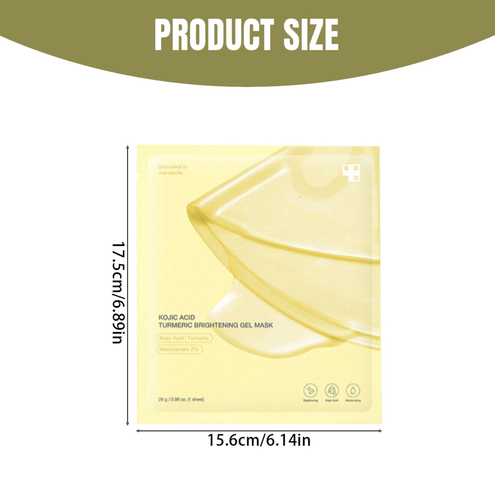 Medicube Kojic Acid Turmeric Brightening Gold Jelly Gel Mask