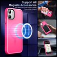 thumbnail image 2 of Funda MOCCA Strong Magnetic para iPhone 11 de 6.1 pulgadas, color rosa intenso, 2 of 7