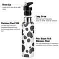 thumbnail image 3 of Yayeee 33oz Insulated Water Bottle Double Wall Stainless Steel with Flip Straw Lid, Cow Spots, 3 of 7