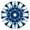Blue Tie Dye, variant on Rainbow Tie Dye Mandala Pattern Round Fitted Tablecloth with Elastic Edge,Dining Table Cover Waterproof,Outdoor Round Tablecloth for Camping,Dining,Indoor and Outdoor