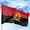 Angola, variant on Democratic Republic of the Congo Outdoor Flag (1x1.5ft) by DreamController - Durable, Fade-Resistant Polyester, Double-Stitched, Brass Grommets - HD Printed Central Africa Flag - Made in USA